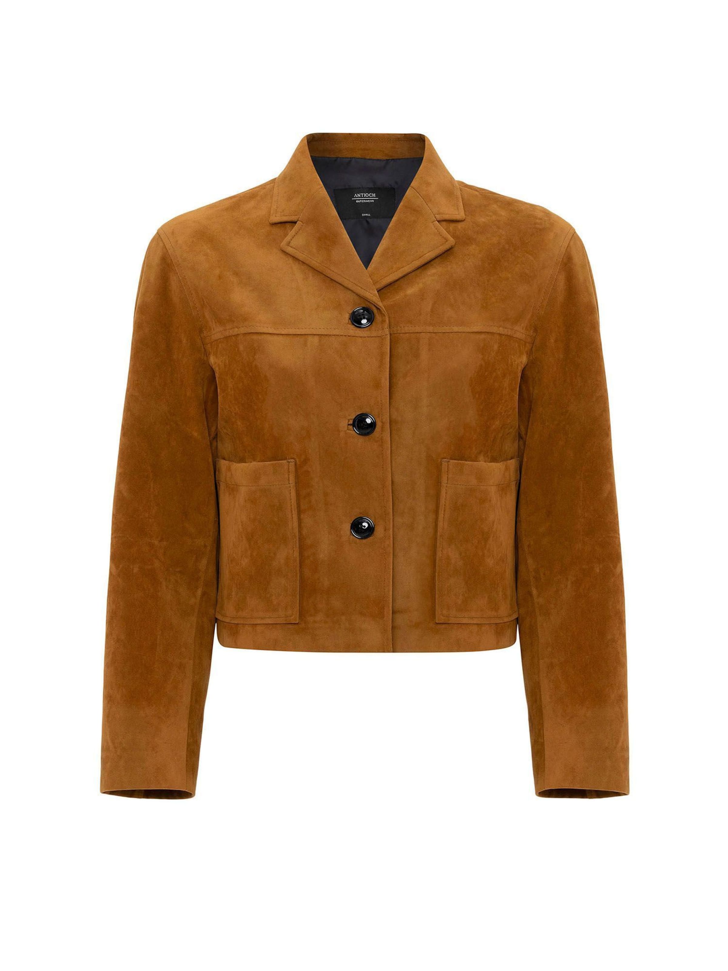 Giacca di mezza stagione di Antioch in marrone: frontale