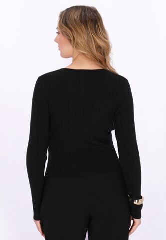 faina Strickjacke in Schwarz