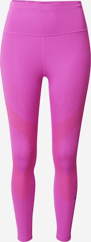 ASICS Spodnie sportowe w kolorze fioletowy: przód