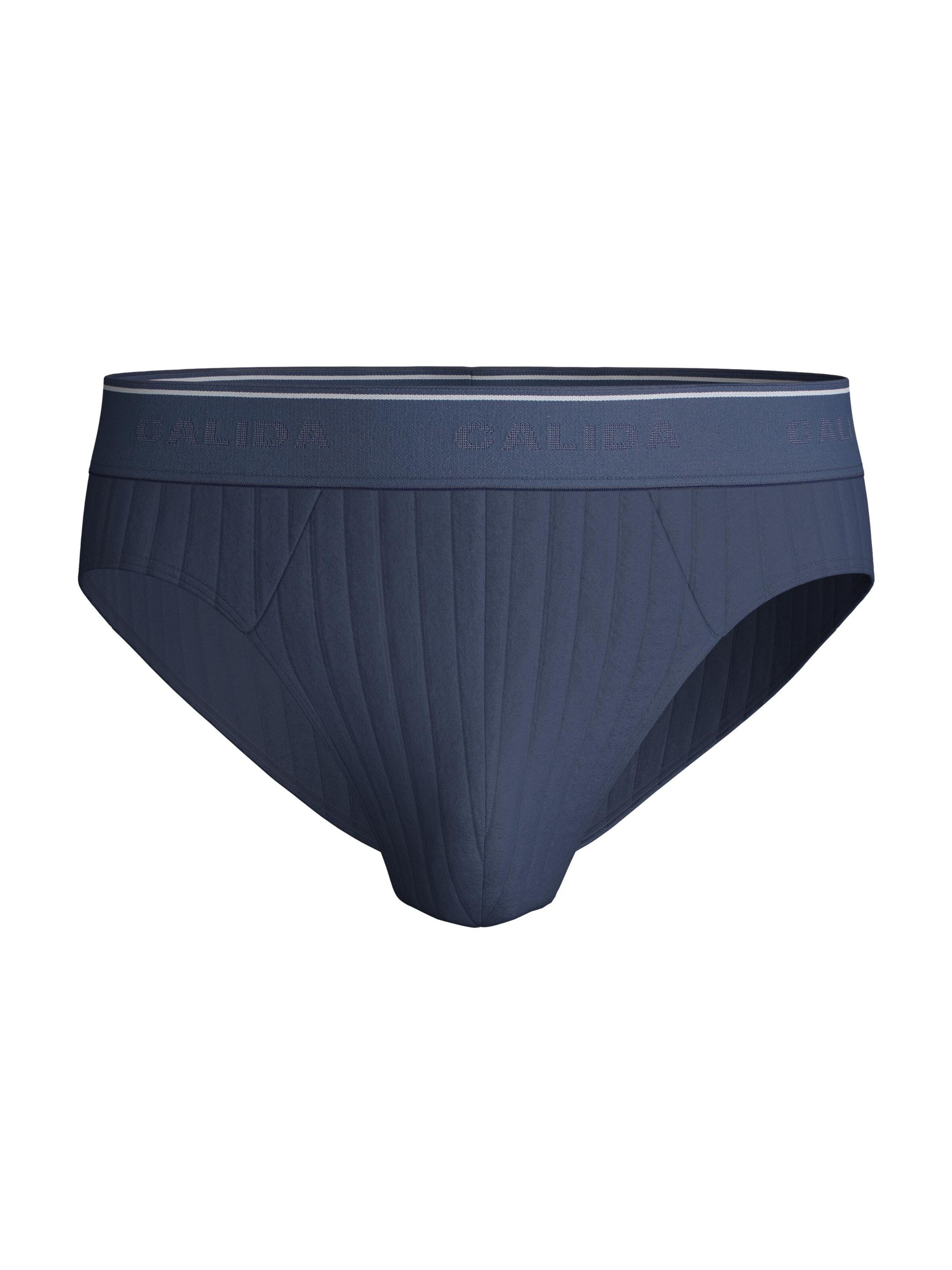 Slip 'Pure & Style' di CALIDA in blu: frontale