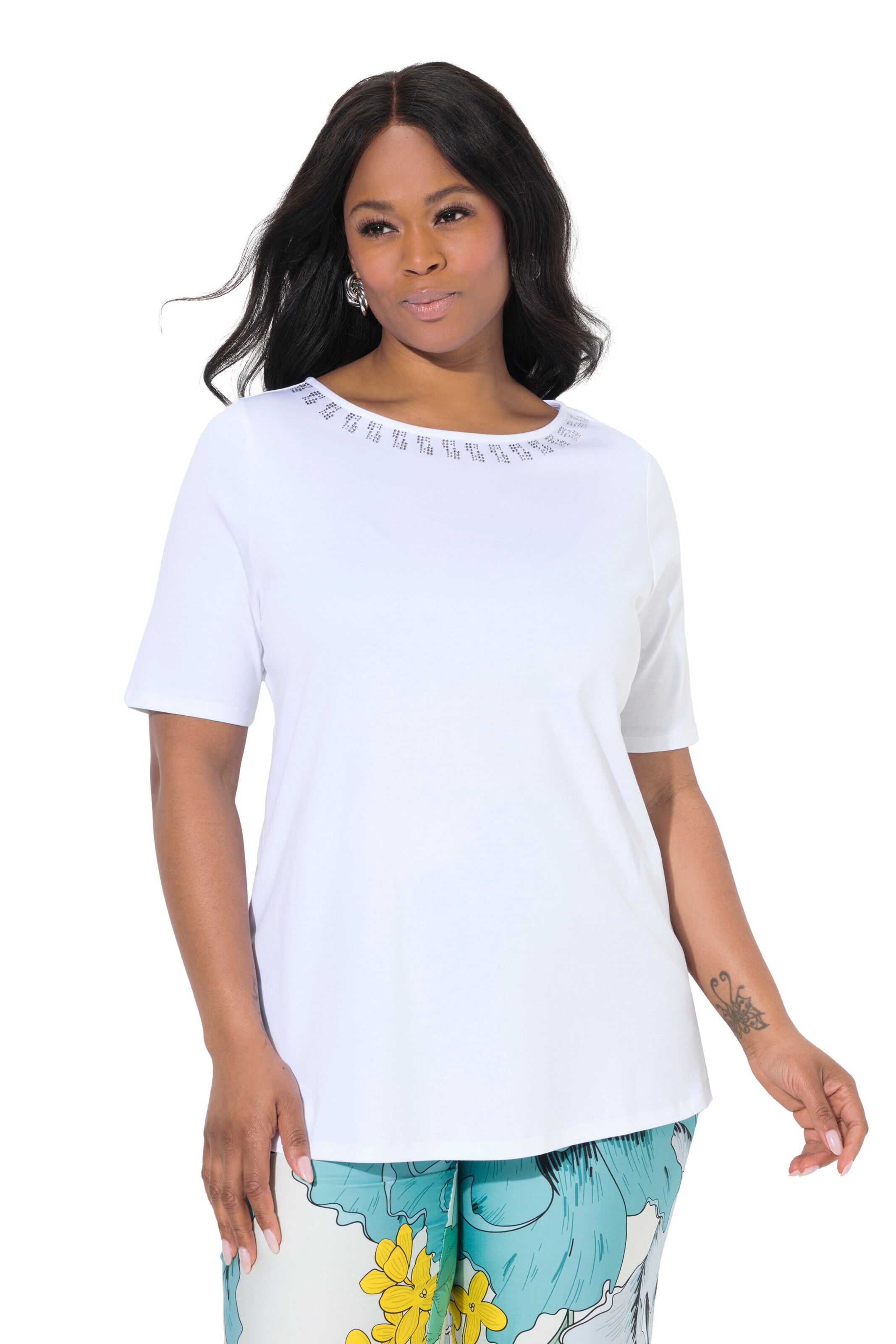 Ulla Popken Shirt in White: front
