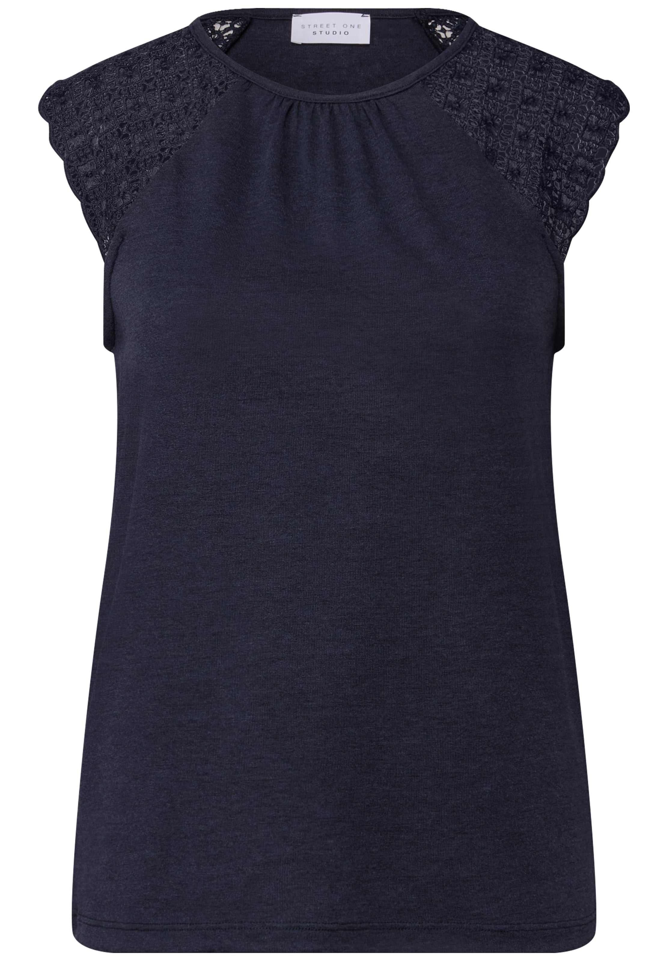 Street One Studio Top in Blue: front