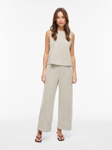 Wide Leg Pantalon 'VIStriplo' VILA en beige