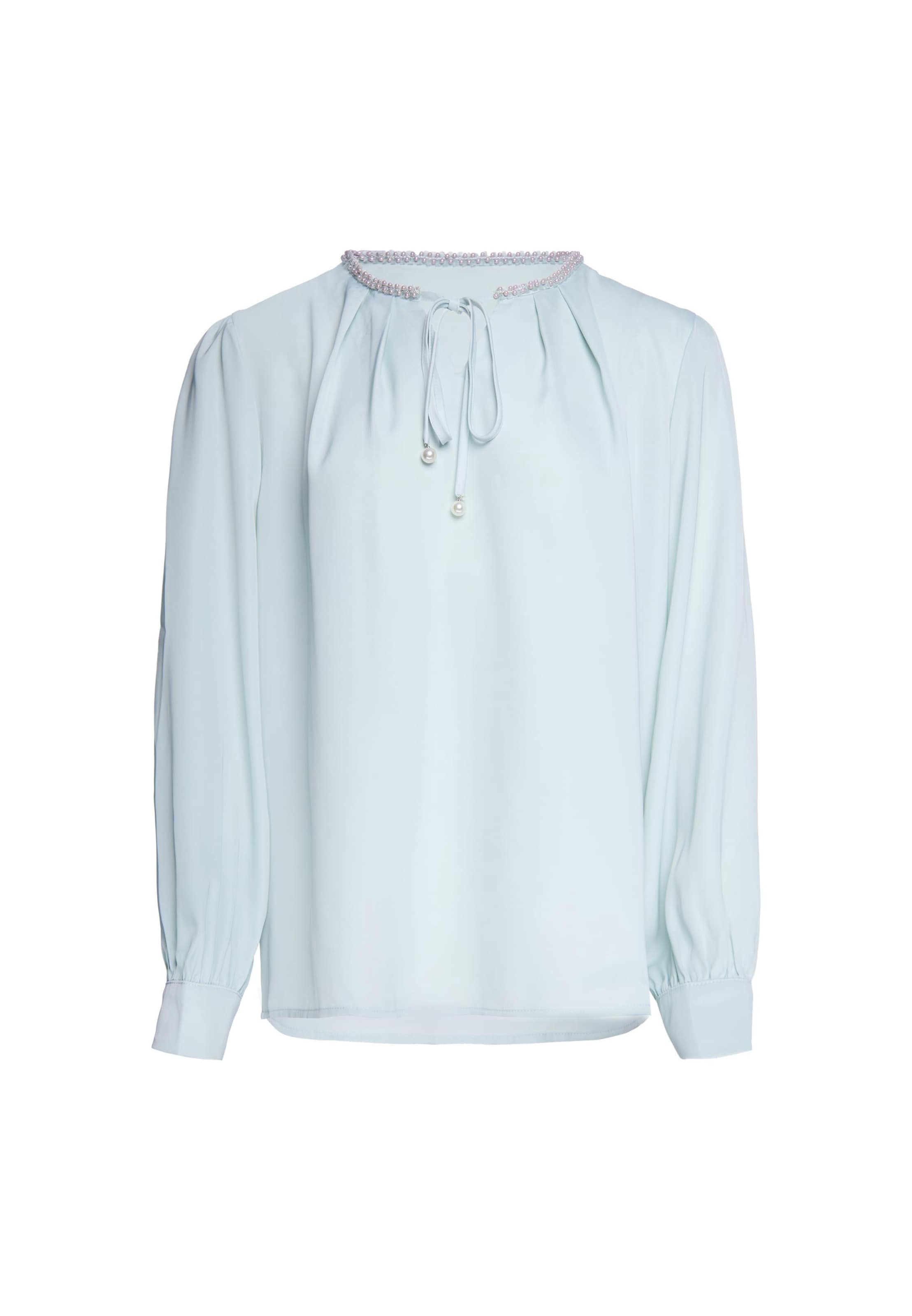 usha BLACK LABEL Blouse in Blauw: voorkant