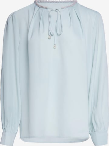 usha BLACK LABEL Blouse in Blauw: voorkant