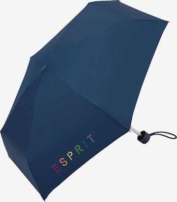 Parapluie ESPRIT en bleu : devant