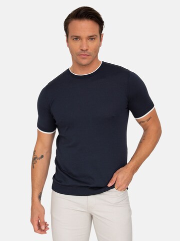 T-Shirt Jacey Quinn en bleu : devant