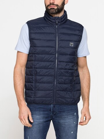 Carrera Jeans Weste 'Windproof'‌ in Blau: Vorderseite