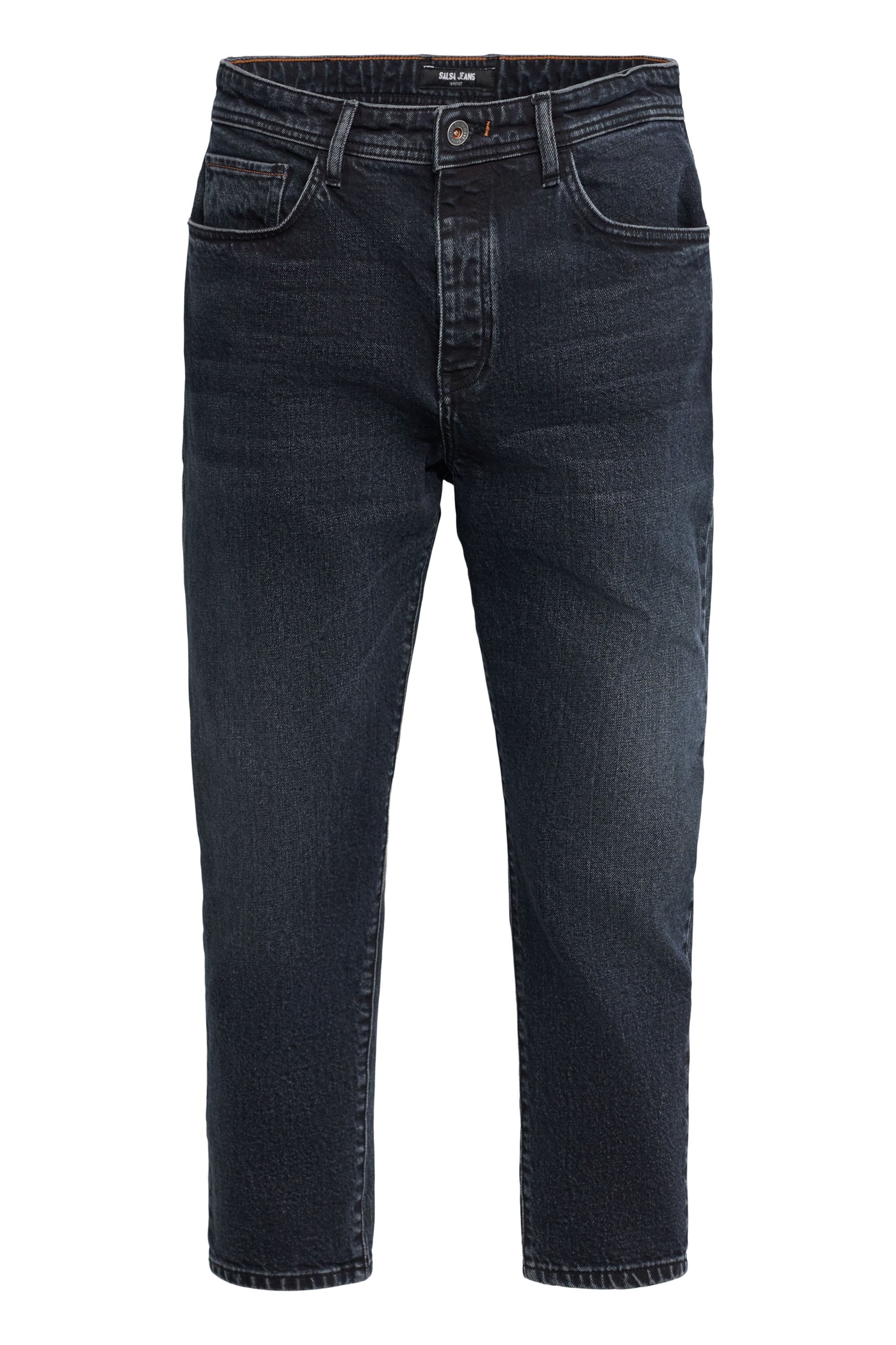Salsa Jeans Tapered Jeans in Blauw: voorkant