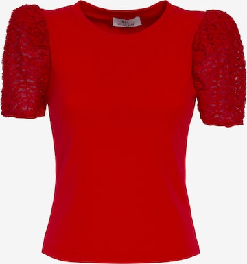 Influencer - Camiseta en rojo: frente