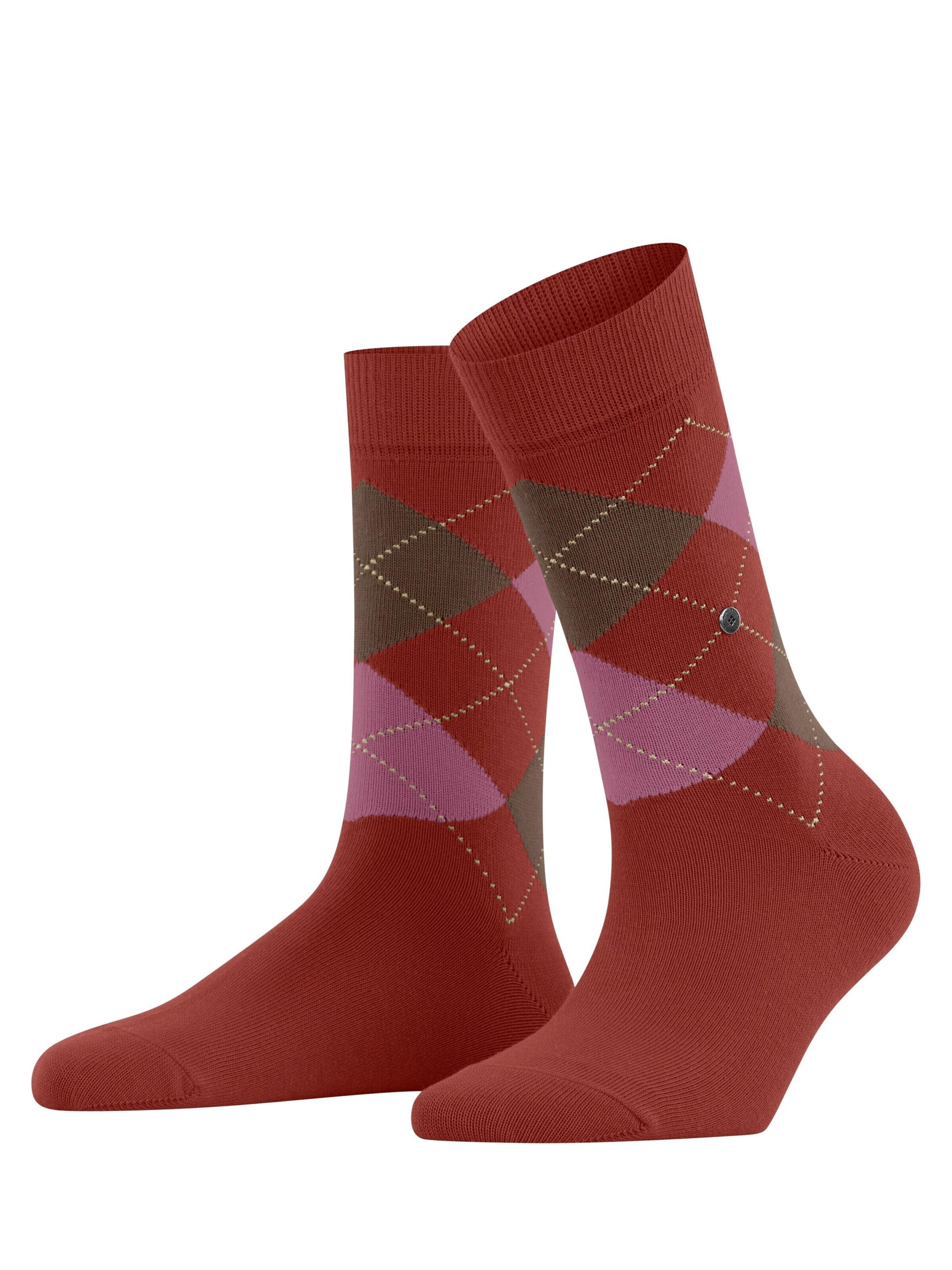 BURLINGTON Socks 'Queen' in Red: front