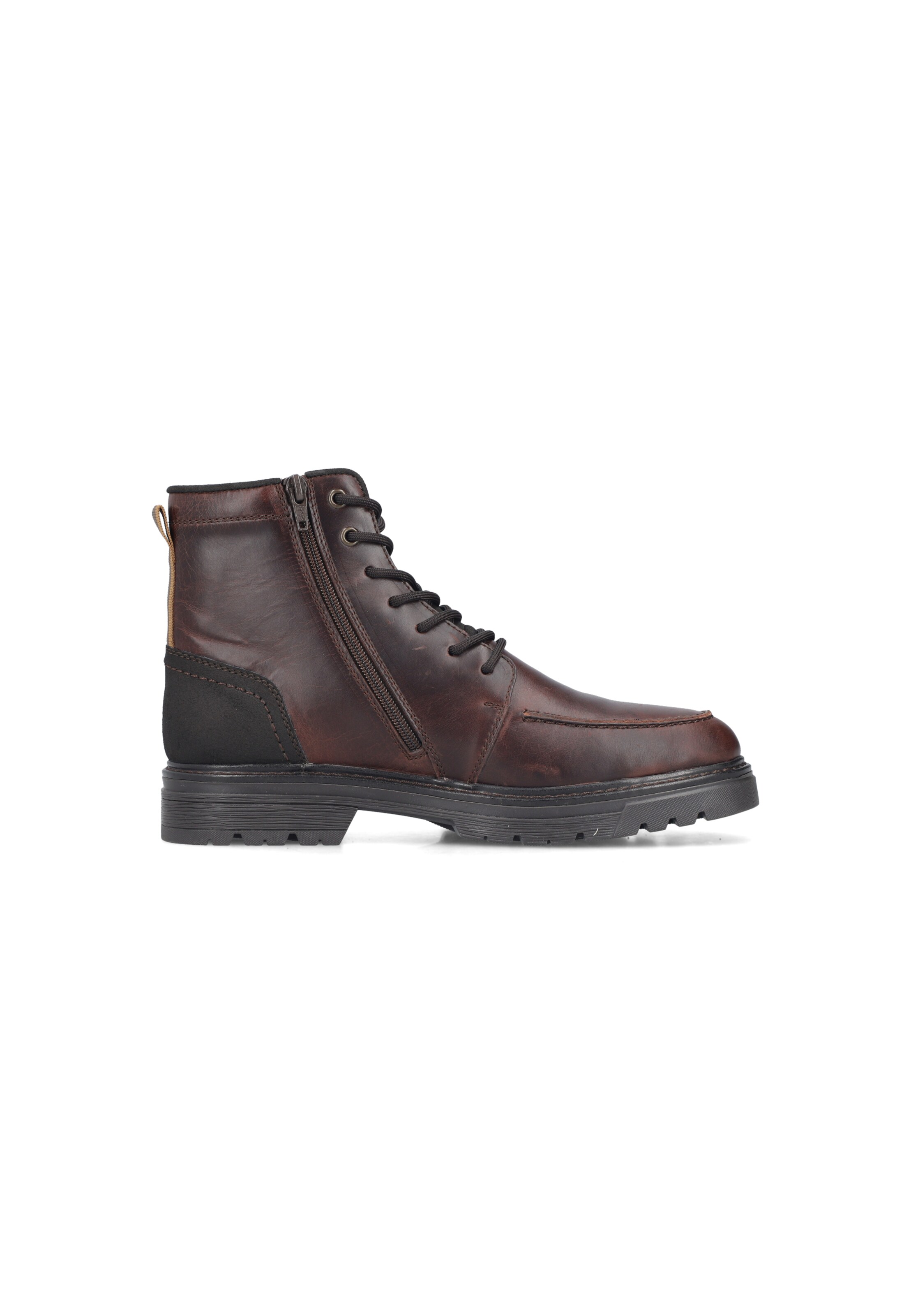Bottes à lacets Rieker en marron