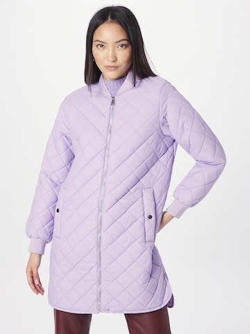 b.young Between-Seasons Coat 'Canna' in Purple: front