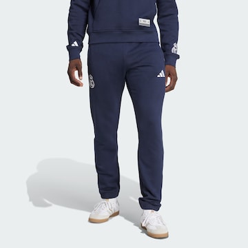 Effilé Pantalon de sport 'Real Madrid' ADIDAS ORIGINALS en bleu : devant