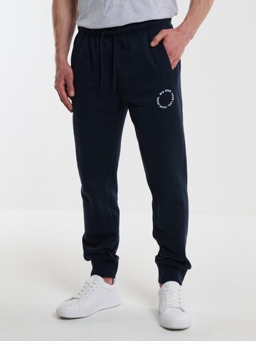 BIG STAR Tapered Broek 'KERSYN' in Blauw: voorkant