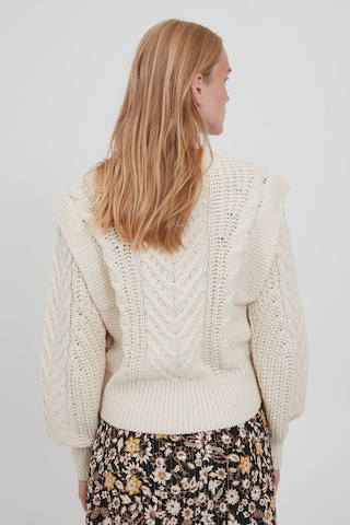 b.young Trui 'BYOTINKA CABLE JUMPER' in Beige