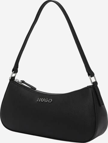 HUGO Red - Mala de ombro 'Chris' em preto: frente