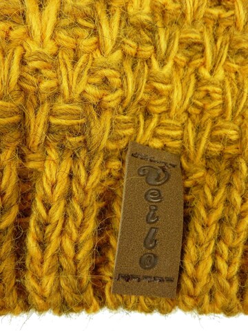 Kumixi Mütze 'Set: Mütze & Loop Schal' in Gelb