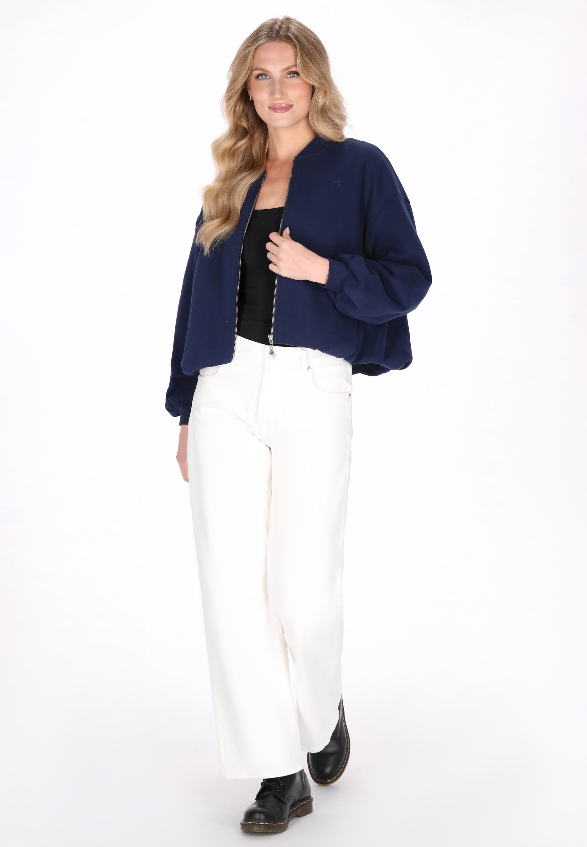 DreiMaster Vintage - Casaco em moletão em azul