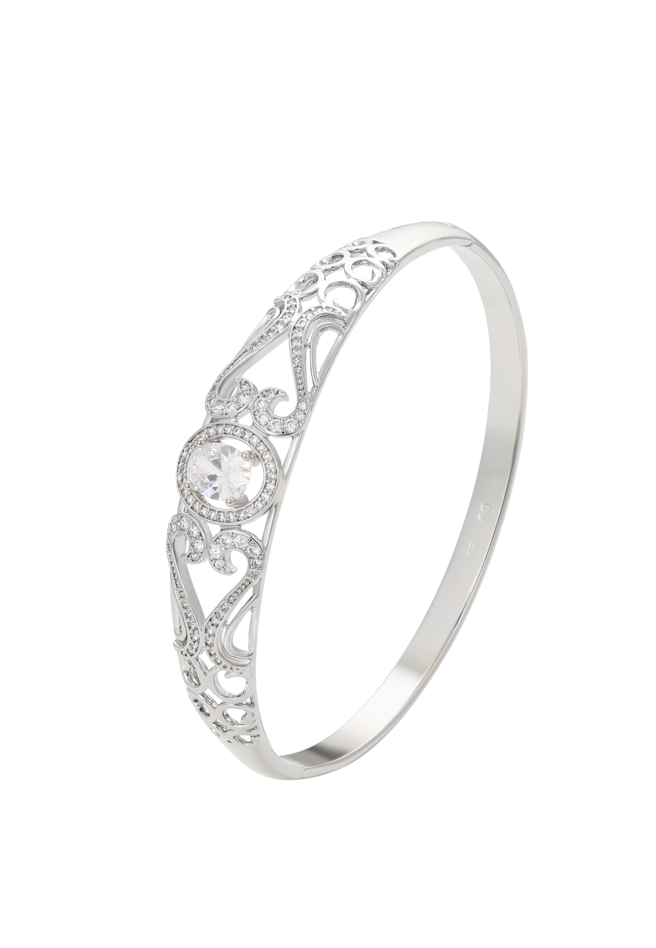 Gaya Pulseira em prata / branco, Vista do artigo