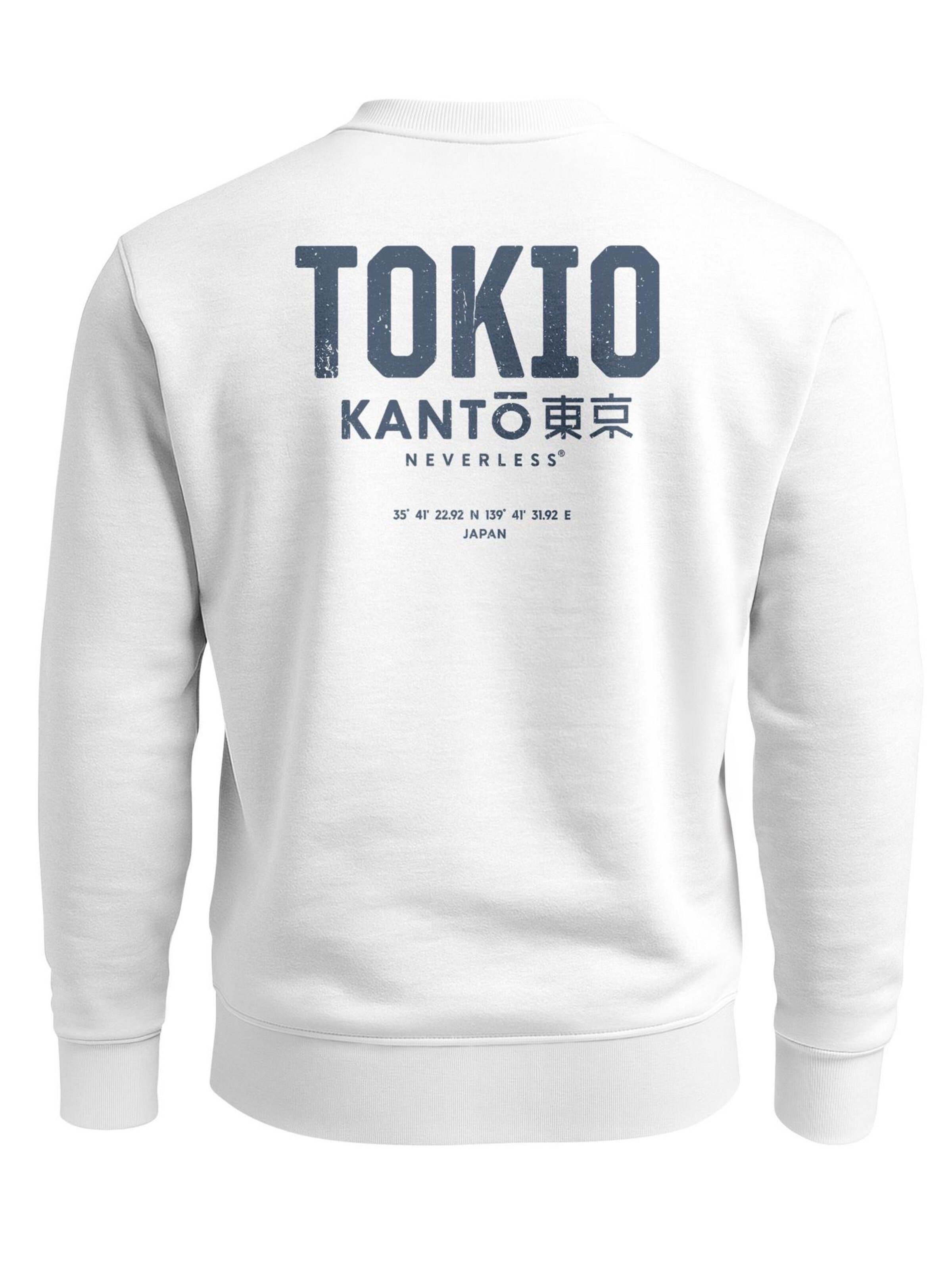 Neverless Sweatshirt 'Tokio' in White