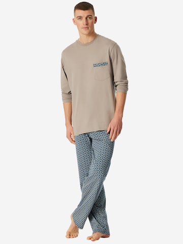 Pyjama long 'Comfort Nightwear' SCHIESSER en marron