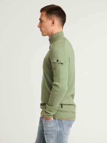 CHASIN' Pullover'Oscar' in Grün