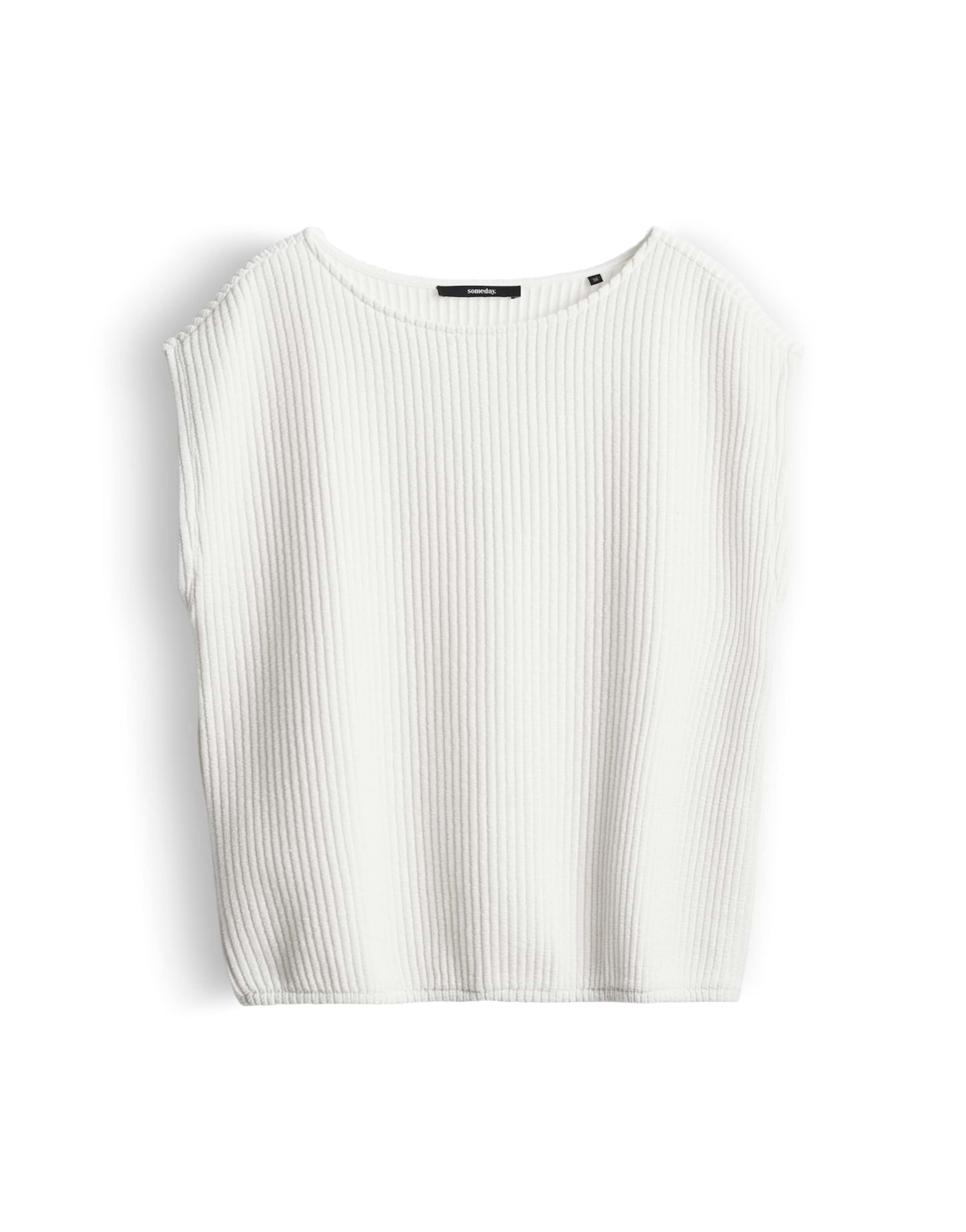 Someday Sweatshirt 'Uphia' in Weiß: Vorderseite