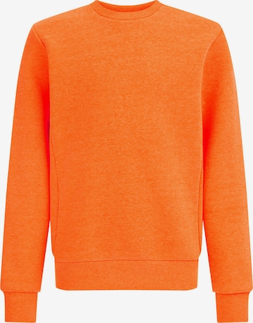 WE Fashion Sweatshirt in Orange: front