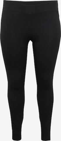 PUMA - Skinny Pantalón deportivo en negro: frente