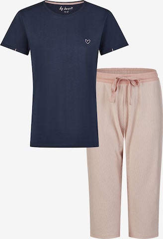 By Louise Pajama 'Essential Capri' in Blue: front