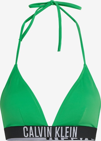 Calvin Klein Swimwear Верх бикини 'Intense Power' в Зеленый: спереди