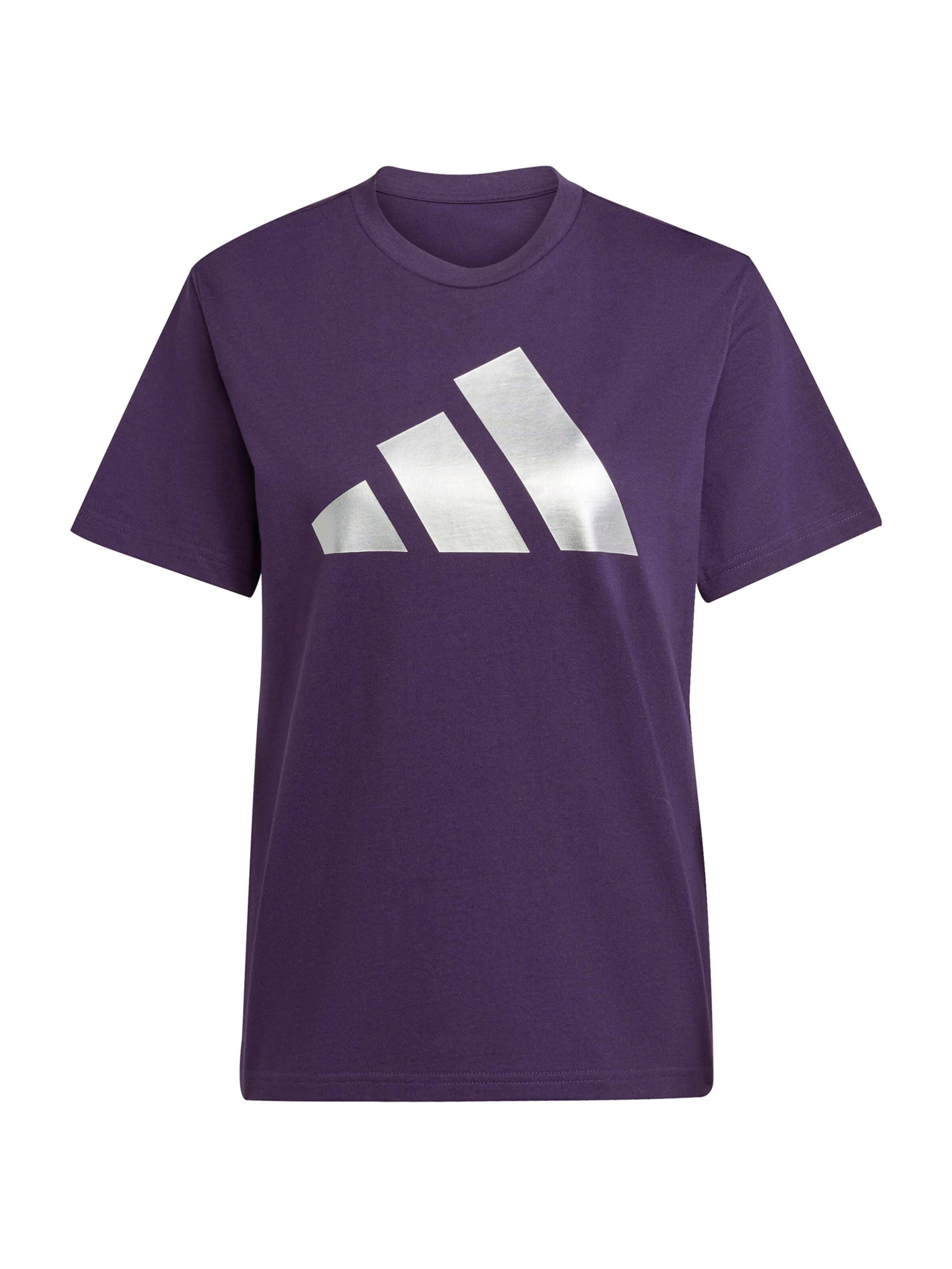 ADIDAS SPORTSWEAR T-shirt fonctionnel en violet / argent, Vue avec produit