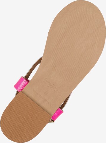 Ivylee Copenhagen Sandale 'Laura Patent' in Pink