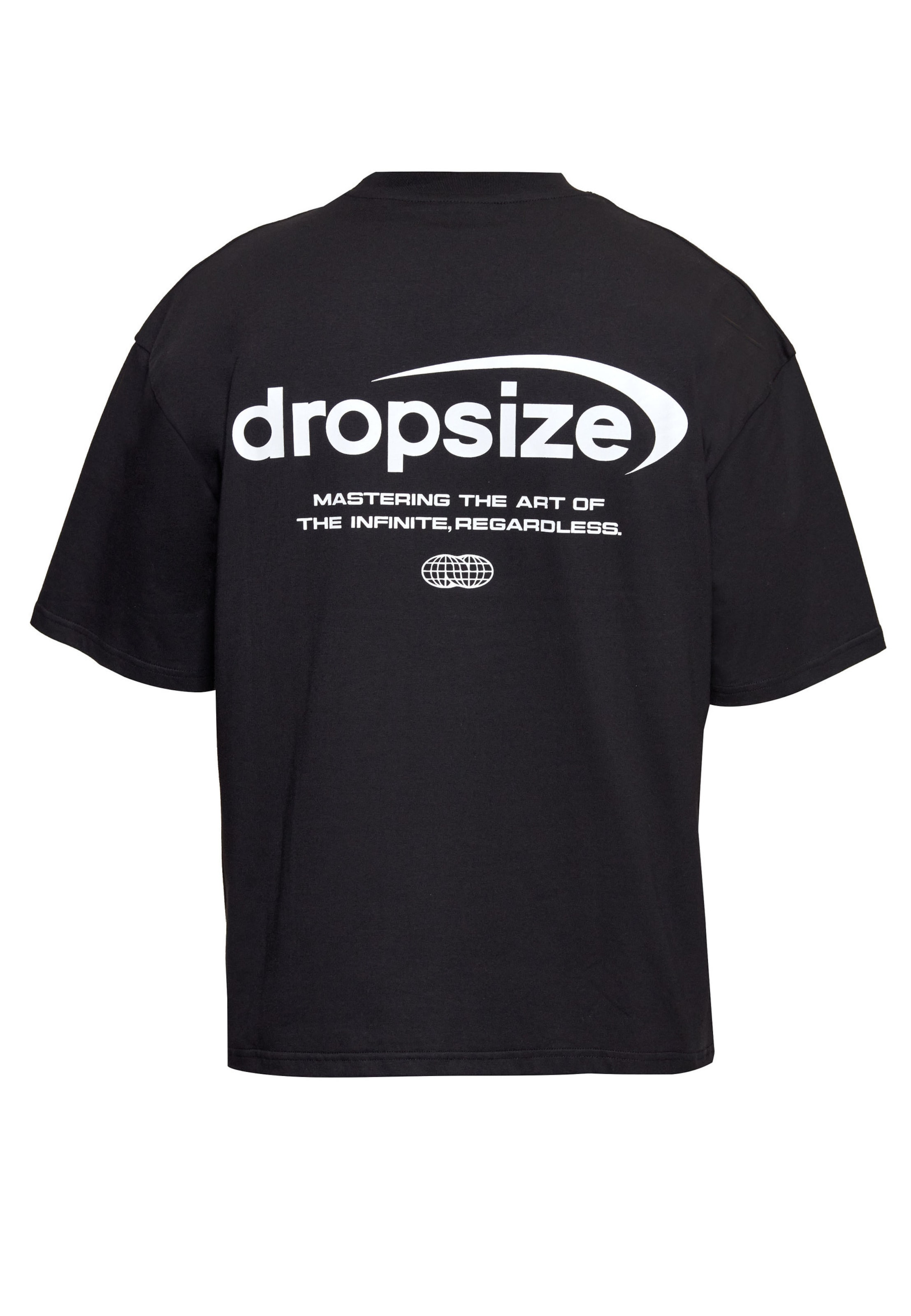 Dropsize T-Shirt in Schwarz