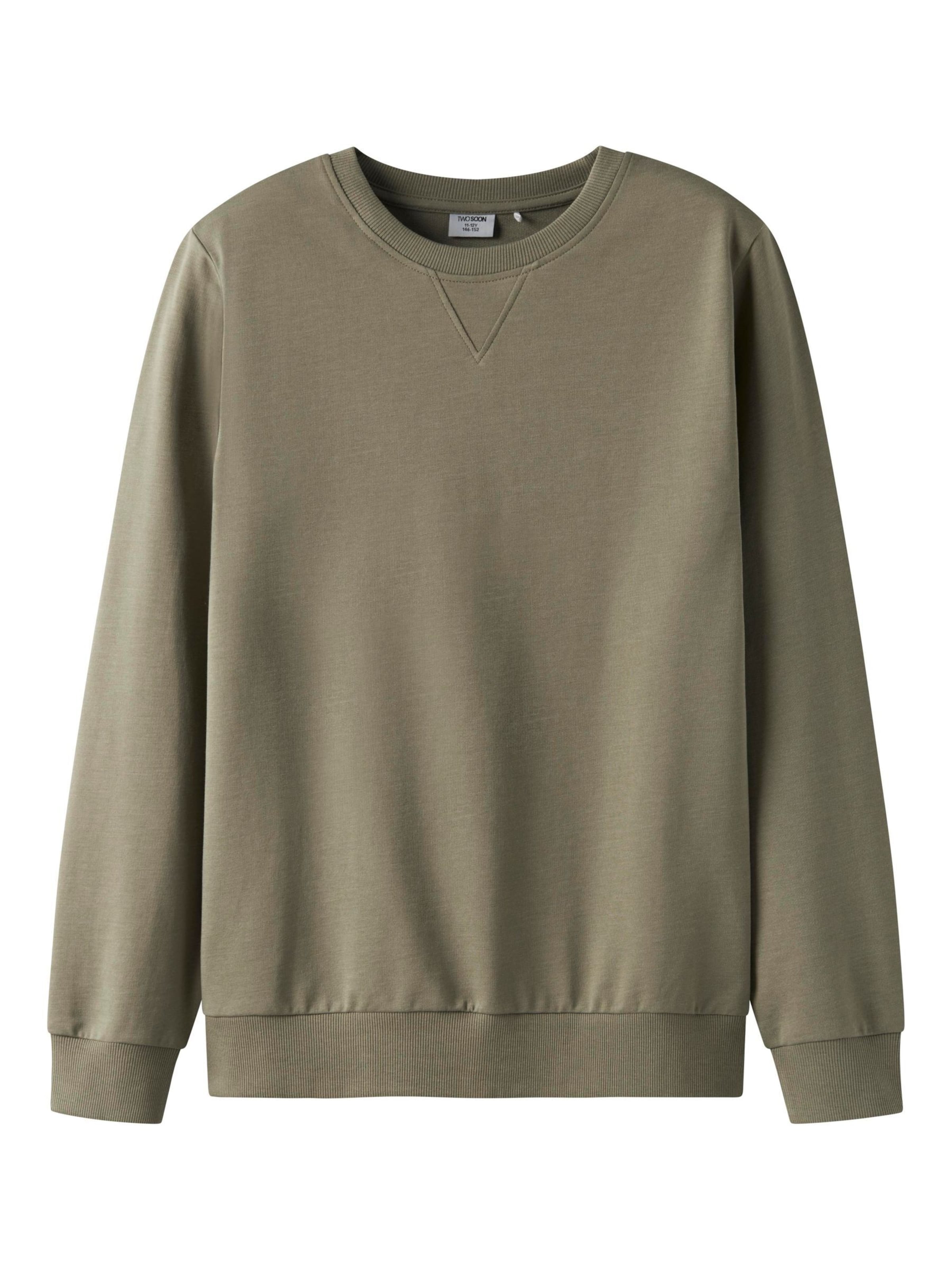 TWO SOON Mikina – zelená: přední strana