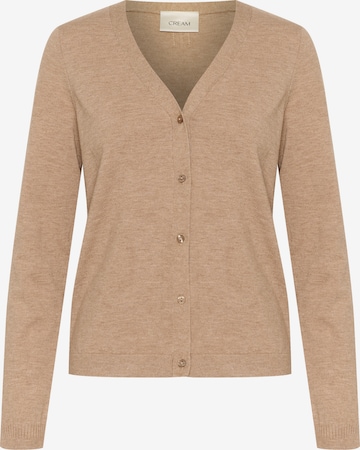 Cardigan 'CR Dela' Cream en beige : devant