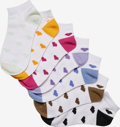 Urban Classics Ponožky - pastelovo zelená / svetlofialová / čierna / biela, Produkt