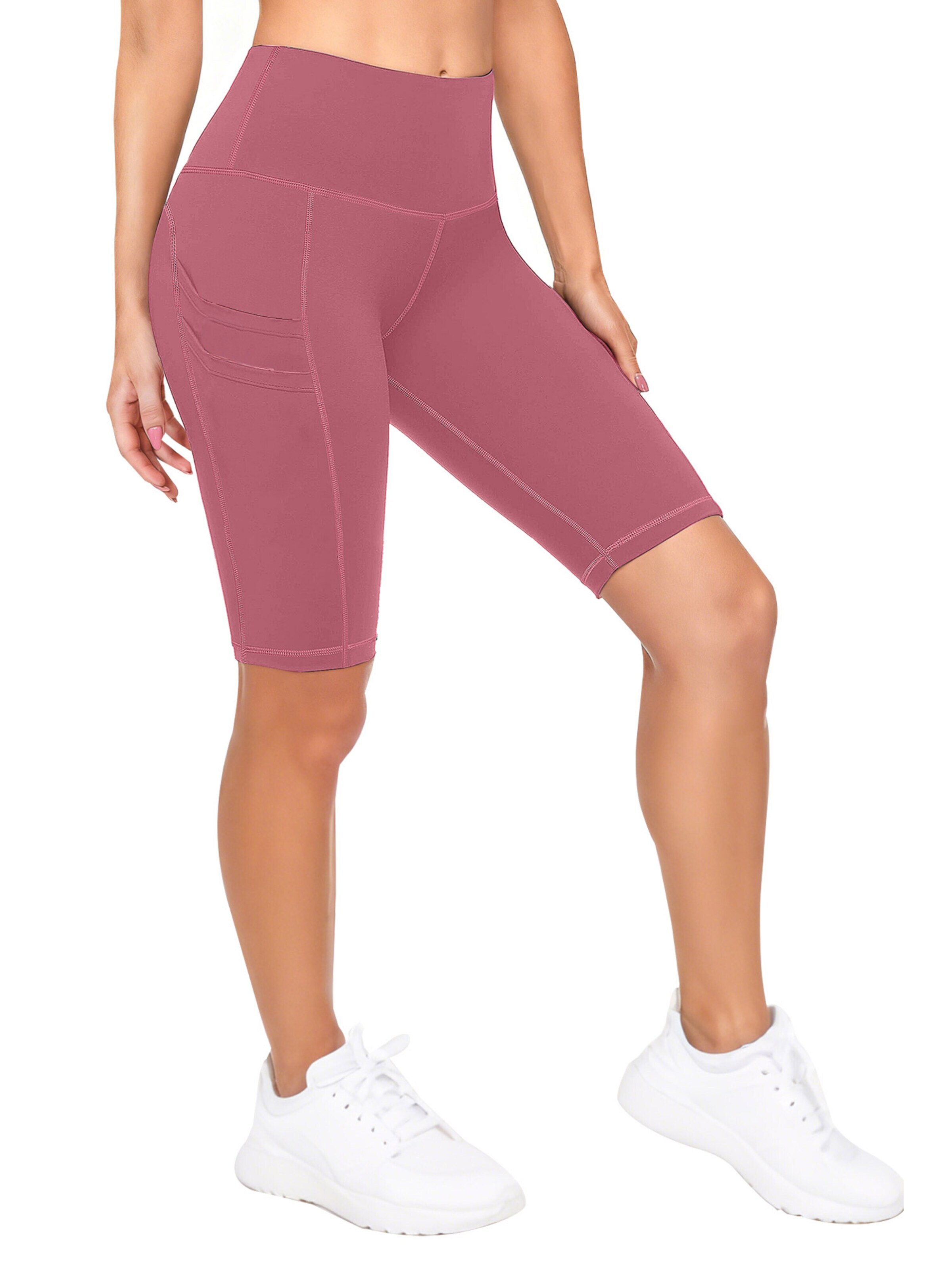 Coupe slim Pantalon de sport MEETWEE en rose : devant
