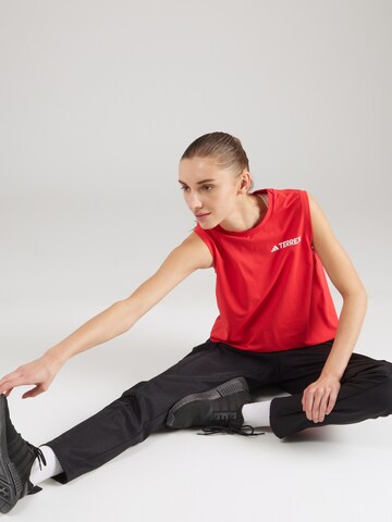 ADIDAS TERREX Спортивный топ в Красный
