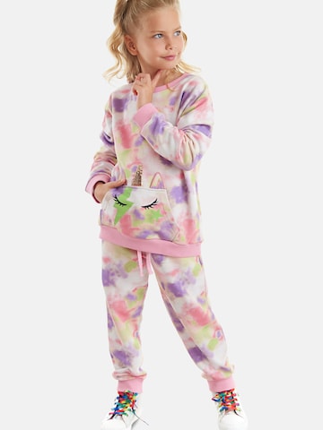 Survêtement 'Unicorn' Denokids en mélange de couleurs : devant