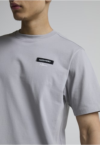 Alessandro Zavetti Shirt 'Cenerello' in Grey