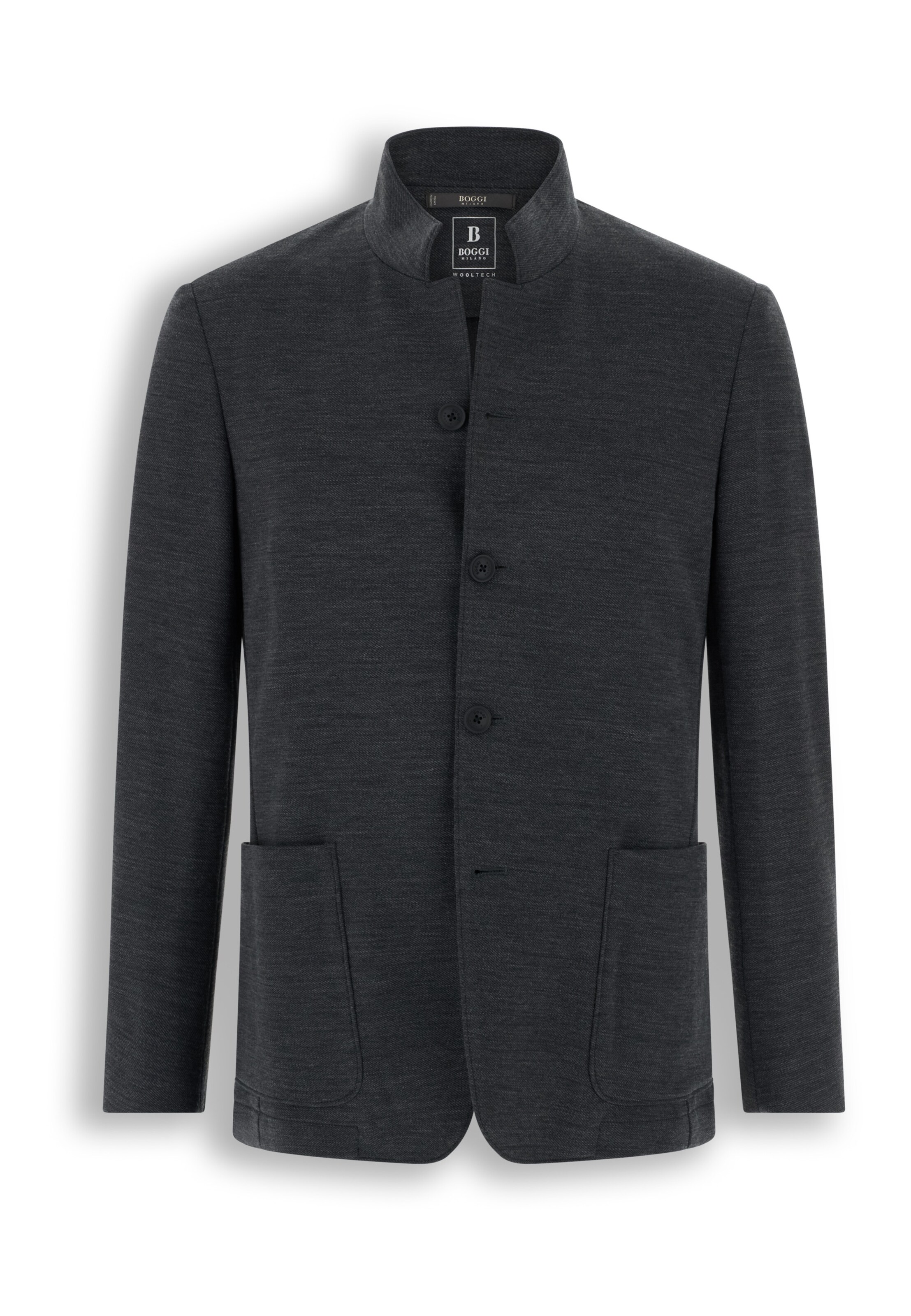 Boggi Milano Regular fit Colbert in Grijs: voorkant