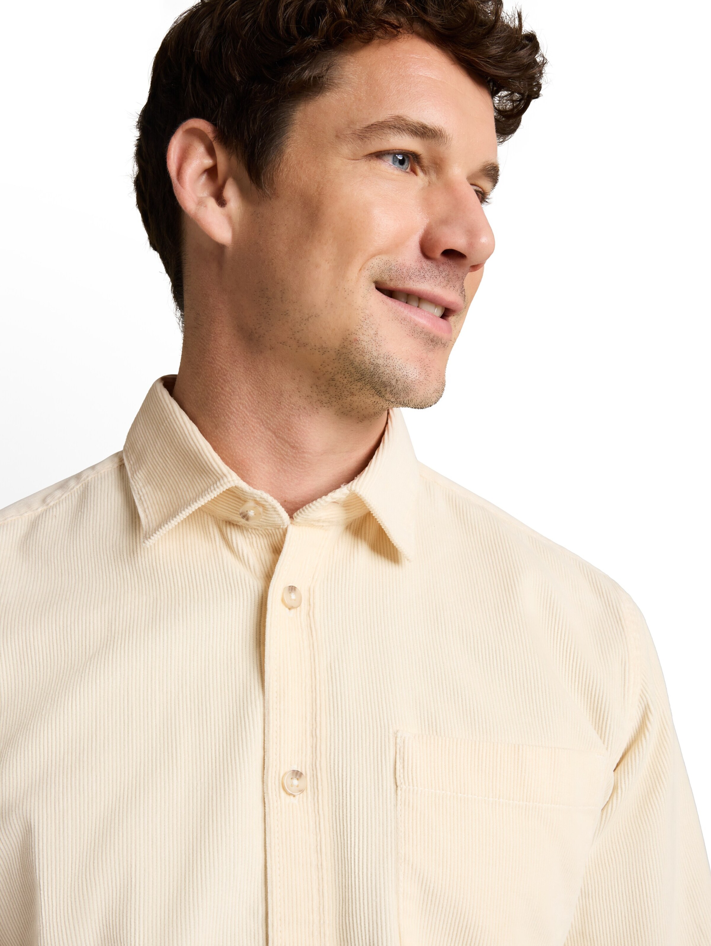 TOM TAILOR Regular fit Overhemd in Beige