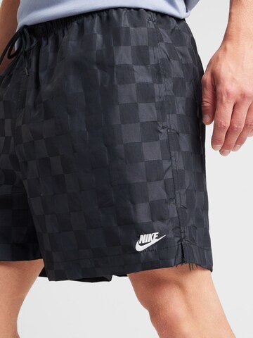 Nike Sportswear - regular Pantalón 'CLUB' en negro