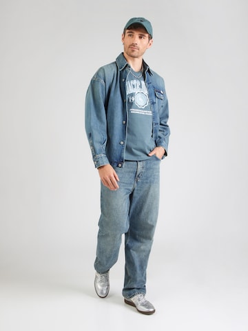 JACK & JONES Koszulka 'JJMAKO' w kolorze niebieski