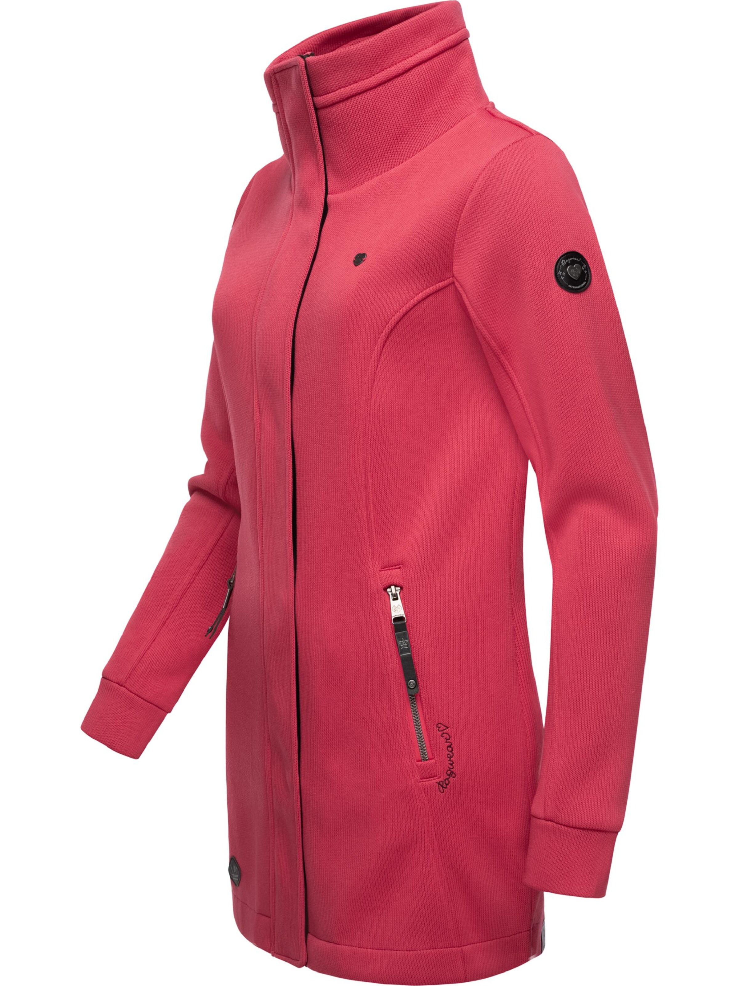 Ragwear Ζακέτα φούτερ 'Letrice' σε ροζ