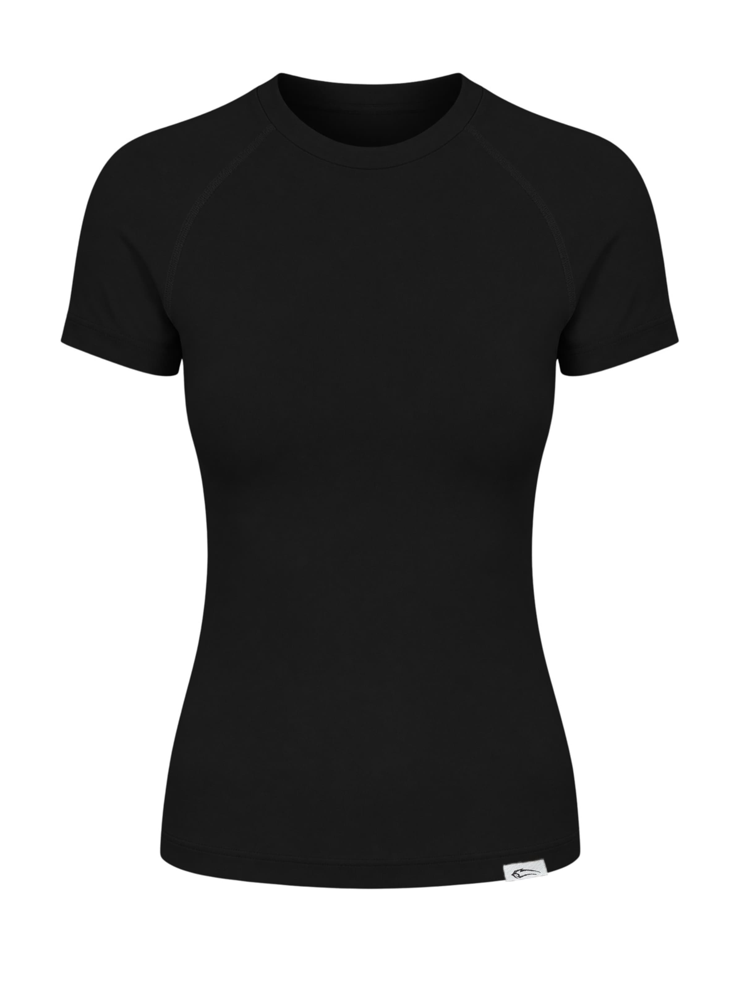 T-shirt ' Lyana ' Smilodox en noir : devant