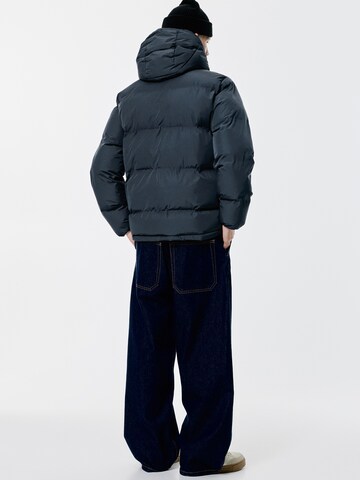 Pull&Bear Winter jacket in Blue