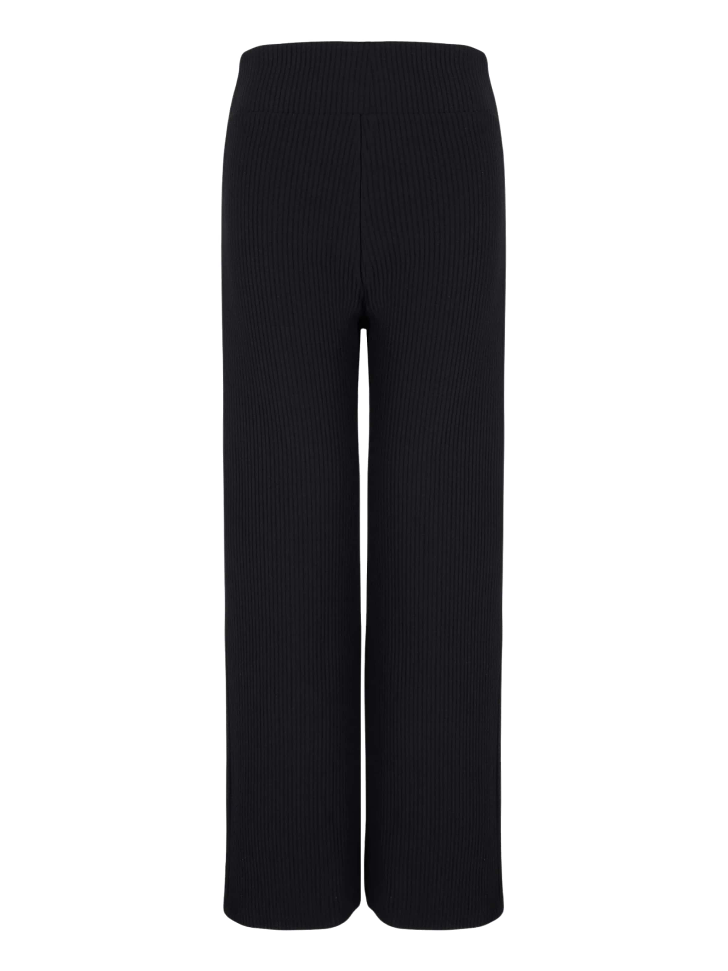Loosefit Pantaloni di EA7 Emporio Armani in nero: frontale